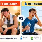 heat exhaustion vs dehydration